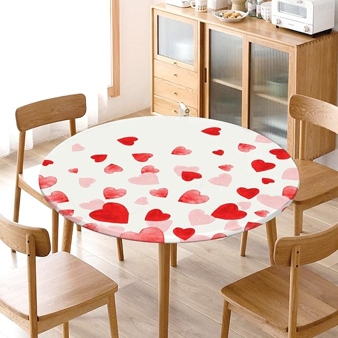 Valentines Day Round Fitted Tablecloth - Image 9