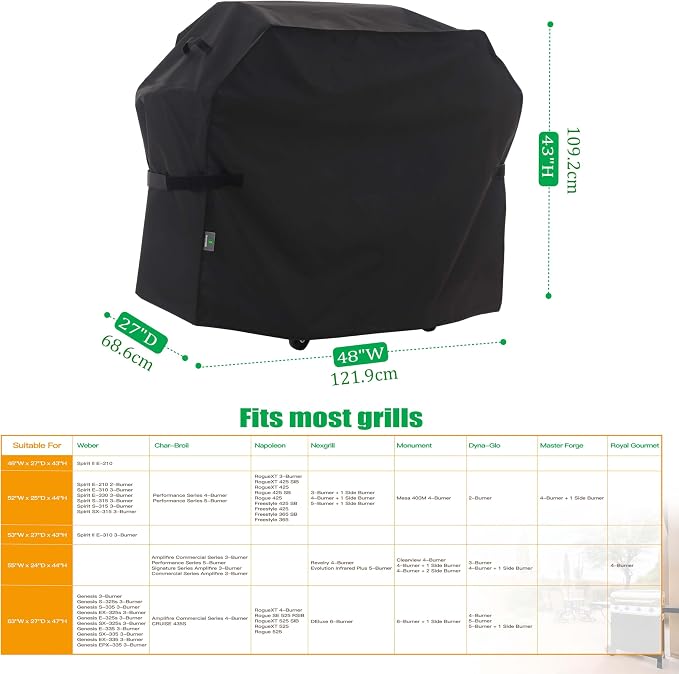 F&J Outdoors Grill Cover Waterproof UV Resistant - Image 2