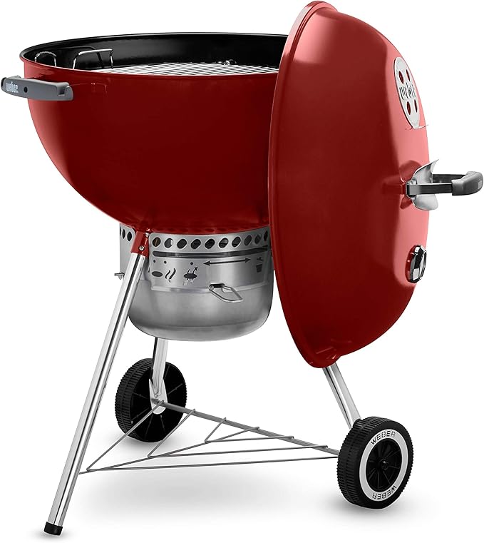 Weber-Stephen Products 14403001 22" Crimson Original Kettle - Image 3