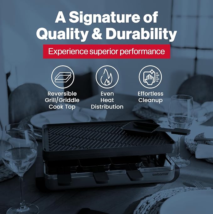 Swissmar Classic 8-Person Raclette Party Grill - Image 3
