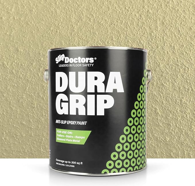 Dura Grip Anti-Slip Paint for Concrete, Tile and Metal – Non-Skid Coating for by SlipDoctors