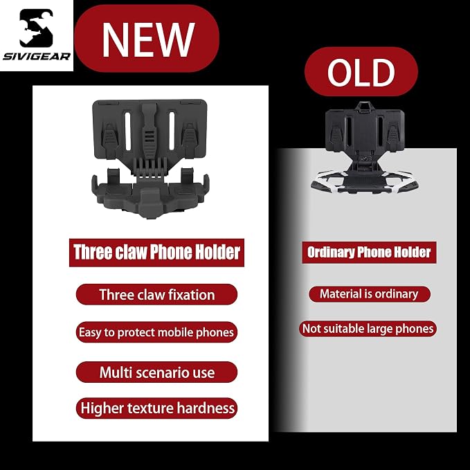 Tactical Phone Holder Available in Full Size Plate Carrier Phone Mount Adjust - Image 4