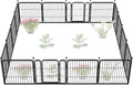 FXW Garden Fence Outdoor for The Yard – 24in x 30.4ft Heavy Duty Metal Animal by FXW