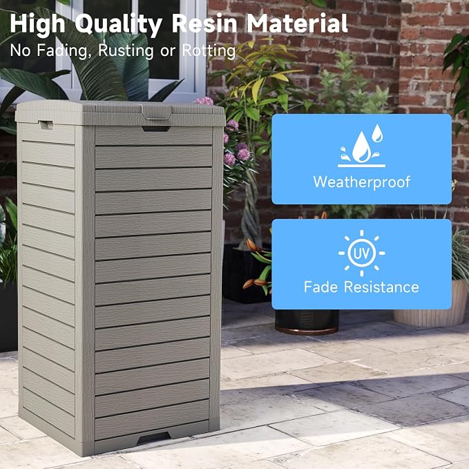 38 Gallon Outdoor Trash Can - Image 2