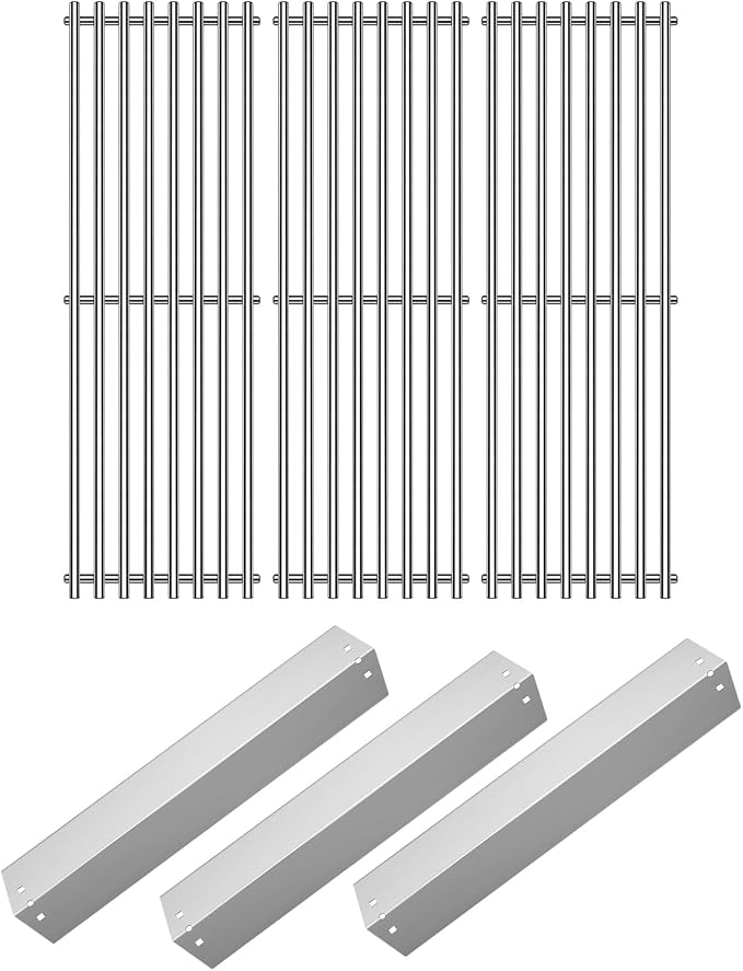 95051 Stainless Steel Heat Plate and 19.75" Cooking Grill Grate Replacement by Votenli