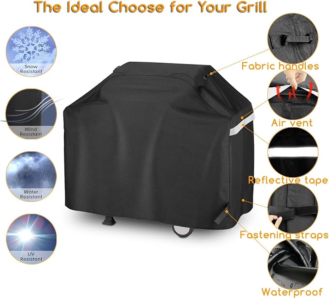Utheer 60 Inch Grill Cover for Nexgrill 720-0830H 720-0888S 720-0888N 3 - Image 5