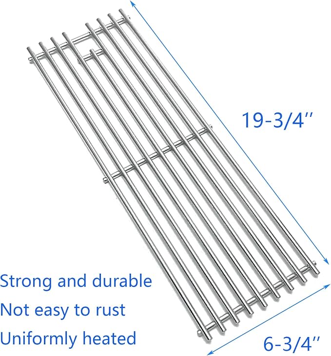 19-3/4" Stainless Steel 4 Cooking Grates Replacement Parts - Image 2