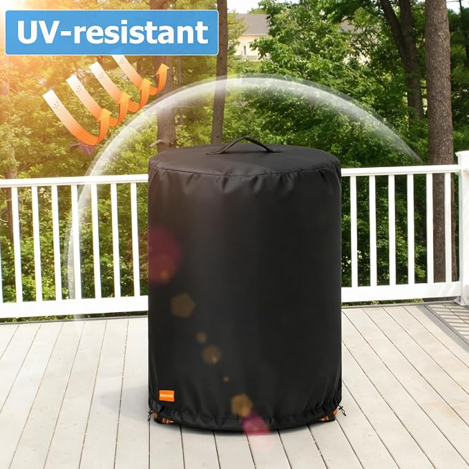 Fire Pit Cover for Bali Outdoors 30 x 25 Inch Propane Fire Pit, Outdoor Heavy - Image 6