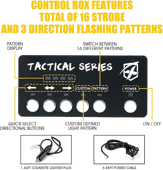 Xprite 24 LED Surface Mount Strobe Lights Kit - Image 4