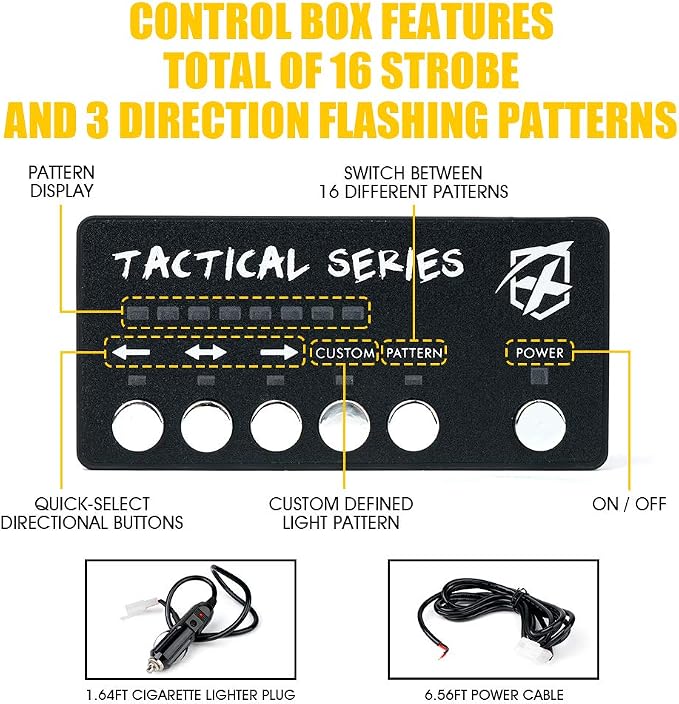 Xprite 24 LED Surface Mount Strobe Lights Kit - Image 4