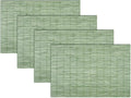 PIGCHCY Countryside Placemats Set of 4 Woven Heat Resistant Placemats Washable by PIGCHCY