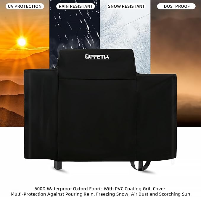 Grill Cover for Pit Boss 440 Deluxe Wood Pellet Grill, 73440/456 Pellet Cover - Image 5
