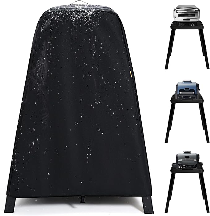 Waterproof Cover for Ninja Woodfire Outdoor Grill & Smoker and for Artisan by TRAVELIT