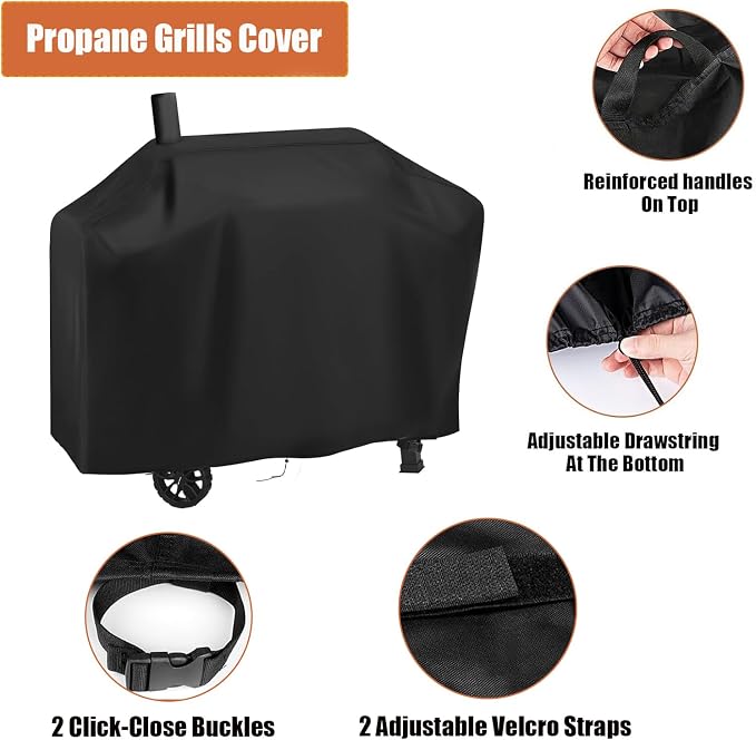 Grill Griddle Cover for Royal Gourmet 24-Inch Charcoal Grill CD1824EH-SC - Image 4