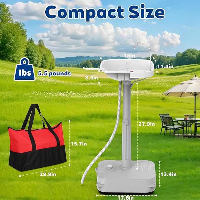 Portable Sink Hand Wash Station - 18L Capacity - Image 4