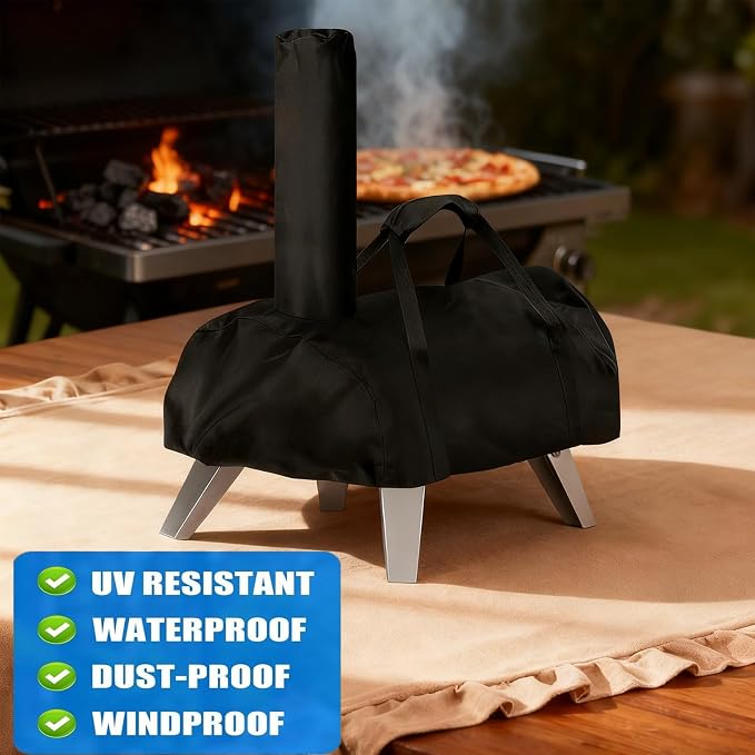 Pizza Oven Cover for WOOCIT 12 Inch, Outdoor Pizza Oven Cover Waterproof Pizza - Image 3
