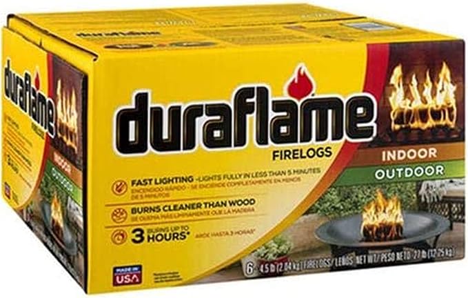 Duraflame 12-Pack Fire Logs for Indoor and Outdoor Use, 3-Hour Burn, 4.5 Lb Each - Image 9