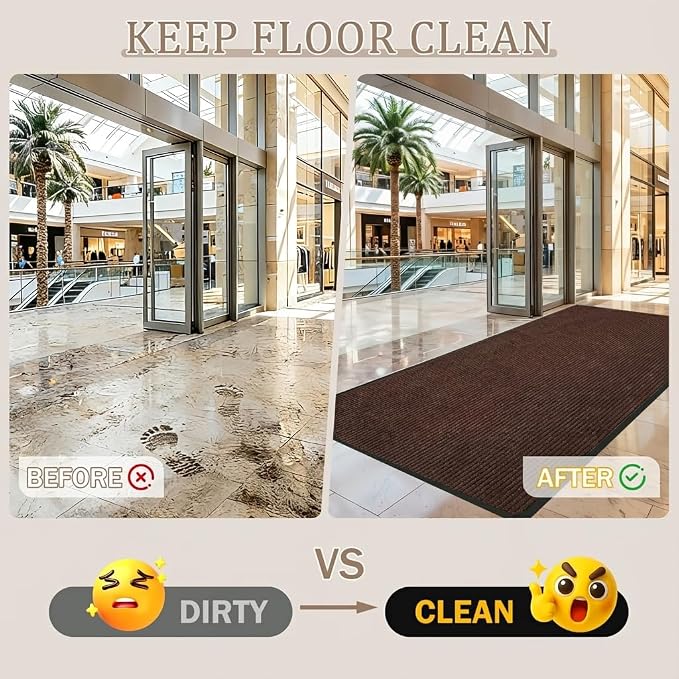 3' X 4' Commercial Grade Door Mat Indoor Outdoor Entrance, Traffic Guard Doormat - Image 5
