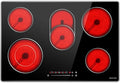 Noxton 30 Inch Electric Cooktop, 8400W 5 Burners Built-in Radiant Electric by NOXTON