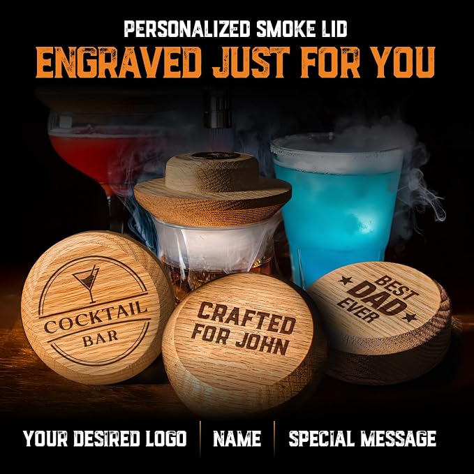Custom Whiskey Cocktail Smoker Kit - Image 2