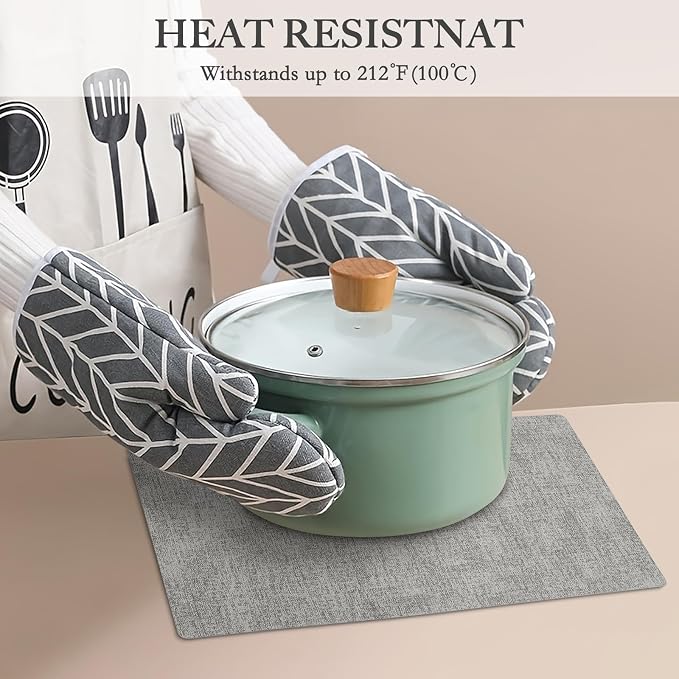 Faux Leather Heat Resistant Placemats Set of 8 – Waterproof Oilproof Wipeable - Image 5