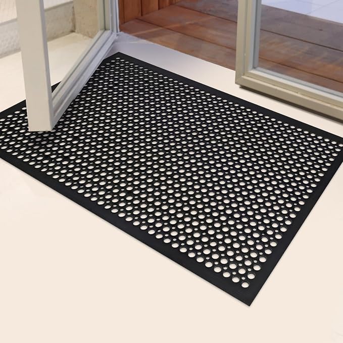 Outdoor Rubber Mat for Floor Anti-Fatigue Non Slip Commercial Restaurant Floor - Image 3