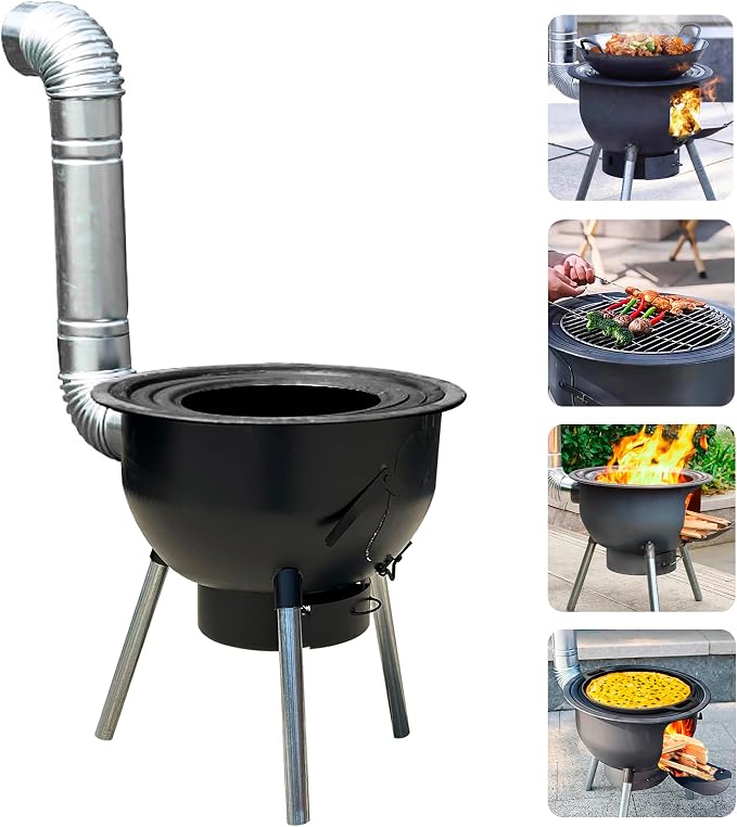 Multifunction Wood Burning Stove by GXONEHomeKitchen