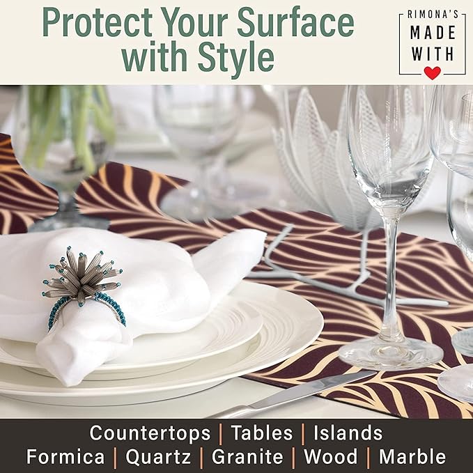 RIMONA'S Thermo Heat Resistant Table Runner and Trivet - Image 4