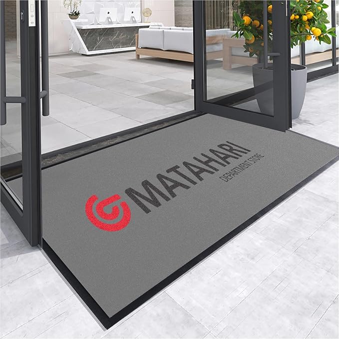 Custom Rugs with Logo Doormat Runner Personalized Commercial Area Carpet with by TOMCUSTOM