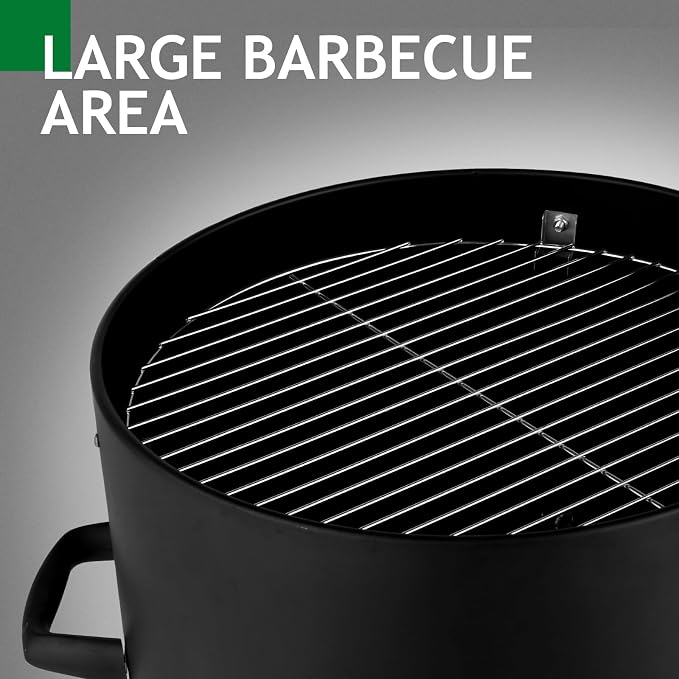 4-Tier 3-in-1 Vertical Charcoal Grill, BBQ Charcoal Smoker - Image 8
