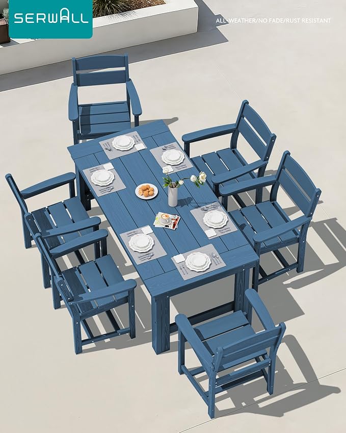 SERWALL HDPE Outdoor Dining Table - Image 6