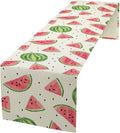 Watermelon Table Runner, Spring Summer Watermelon Theme Table Runner by Unknown