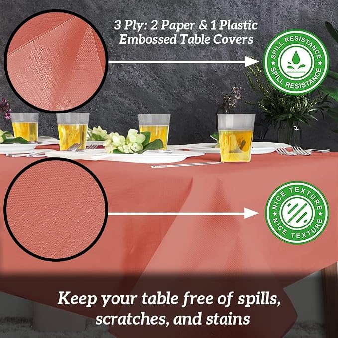 PARTY BARGAINS Disposable Table Covers - Image 4