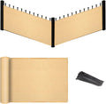 Eden's Decor Balcony Privacy Screen Beige 3'x 4' Cover Mesh Windscreen by EdensDecorInc