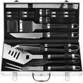 POLIGO 22PCS Heavy Duty BBQ Grill Accessories Set, Non-Slip Grill Tools by POLIGO