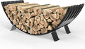 40 inch Diameter Sector Firewood Rack Storage -0.8MM Thick Galvanized Steel by TBMLC