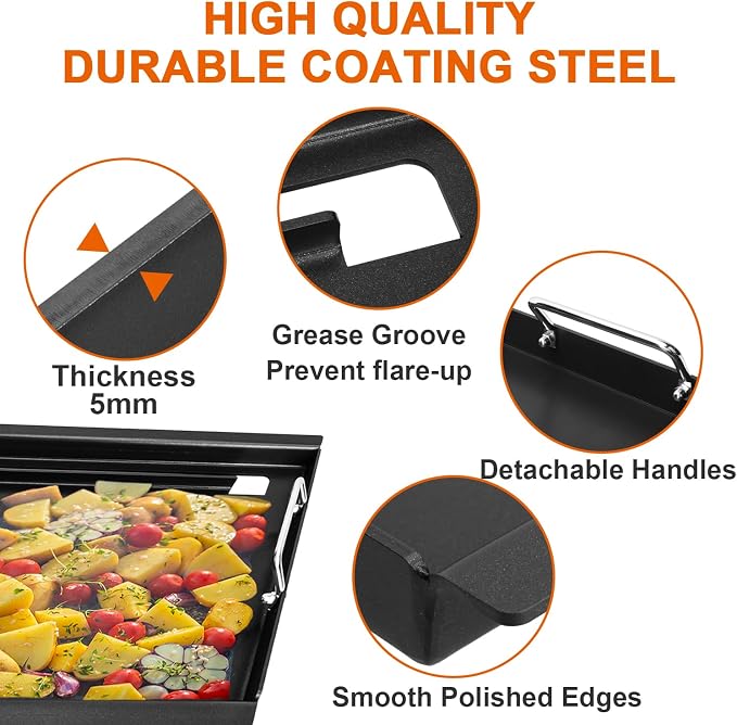 17" Full-Size Griddle Insert for Charbroil Performance 2 Burner 463630021 - Image 3