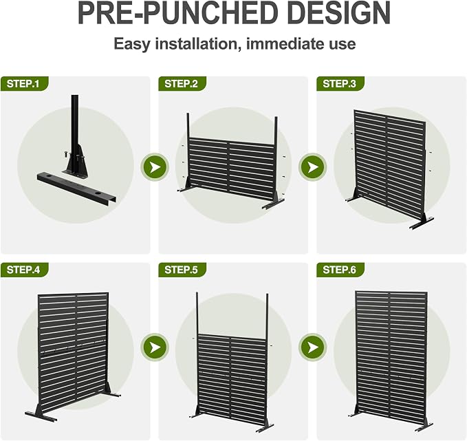 Casaphoria Metal Privacy Screen Outdoor - Image 8