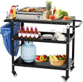 TOLEAD Outdoor Grill Cart, Grill Tables by TOLEAD
