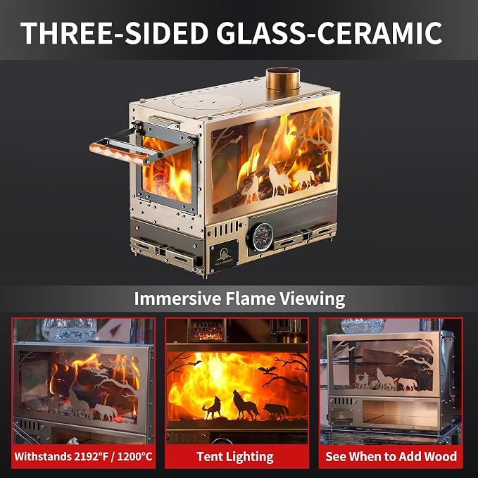 Heavy Duty M8 Wood Burning Stove - Image 4