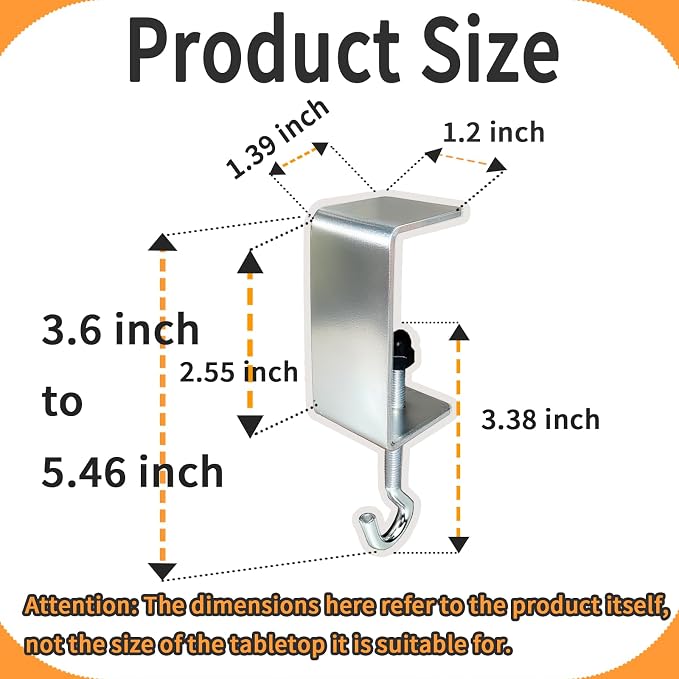 6 Packs Adjustable Tablecloth Clips - Image 5