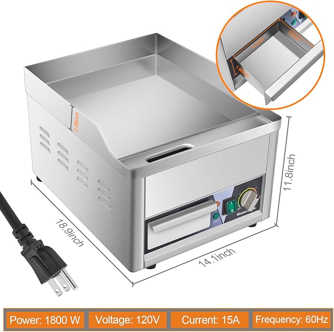 Commercial Electric Griddle - Image 6