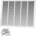 25"W x 20"H Steel Return Air Grille, Air Return Vent Cover by Howeall