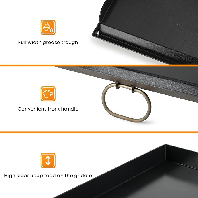 Stanbroil Universal 2-Burner Griddle, Nonstick Flat Top Griddle - Image 7