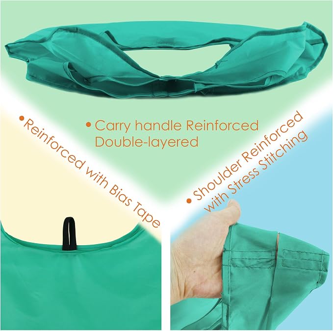 BeeGreen Reusable-Grocery-Bags-Foldable-Machine-Washable-Reusable-Shopping-Bags- - Image 4