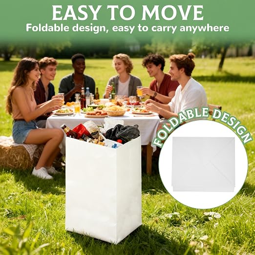 8 Pack 30 Gallon Disposable Trash Cans - Image 6