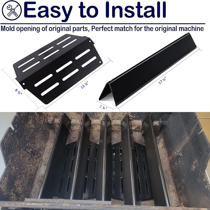 Heat Deflector Flavorizer Bars Porcelain Steel Gas Grill Replacement Parts - Image 2