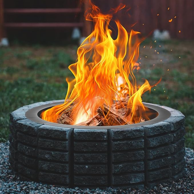 36 inch Fire Pit Ring, Firepit Ring - Image 5