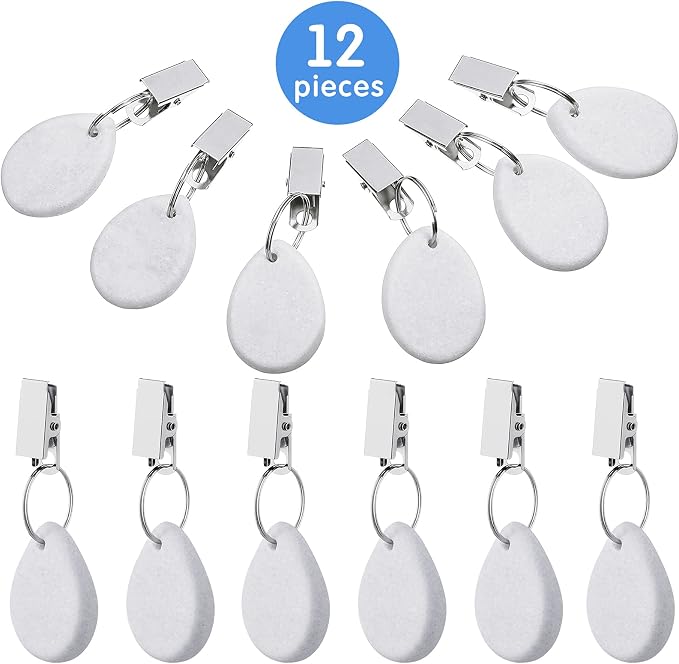 Geiserailie 12 Pcs Tablecloth Weights Tablecloth Pendant Teardrop Shape Table - Image 2