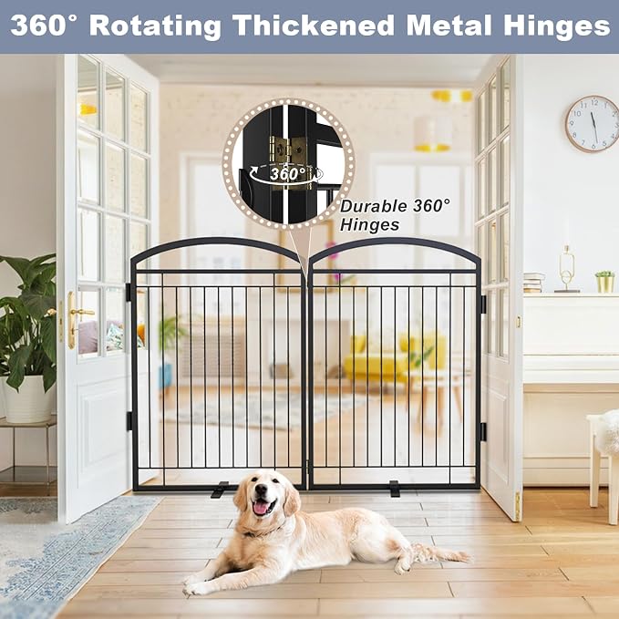 Full Metal Free Standing Dog Gate - Image 5